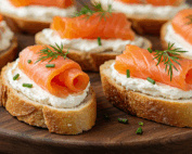 Smoked Salmon Canapés