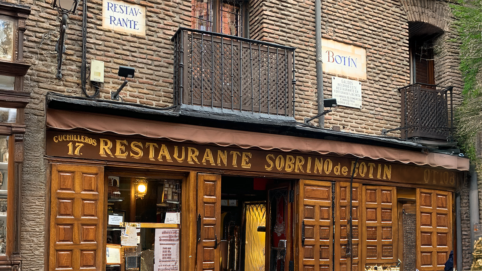 El Botin, in Madrid Spain, First restaurant