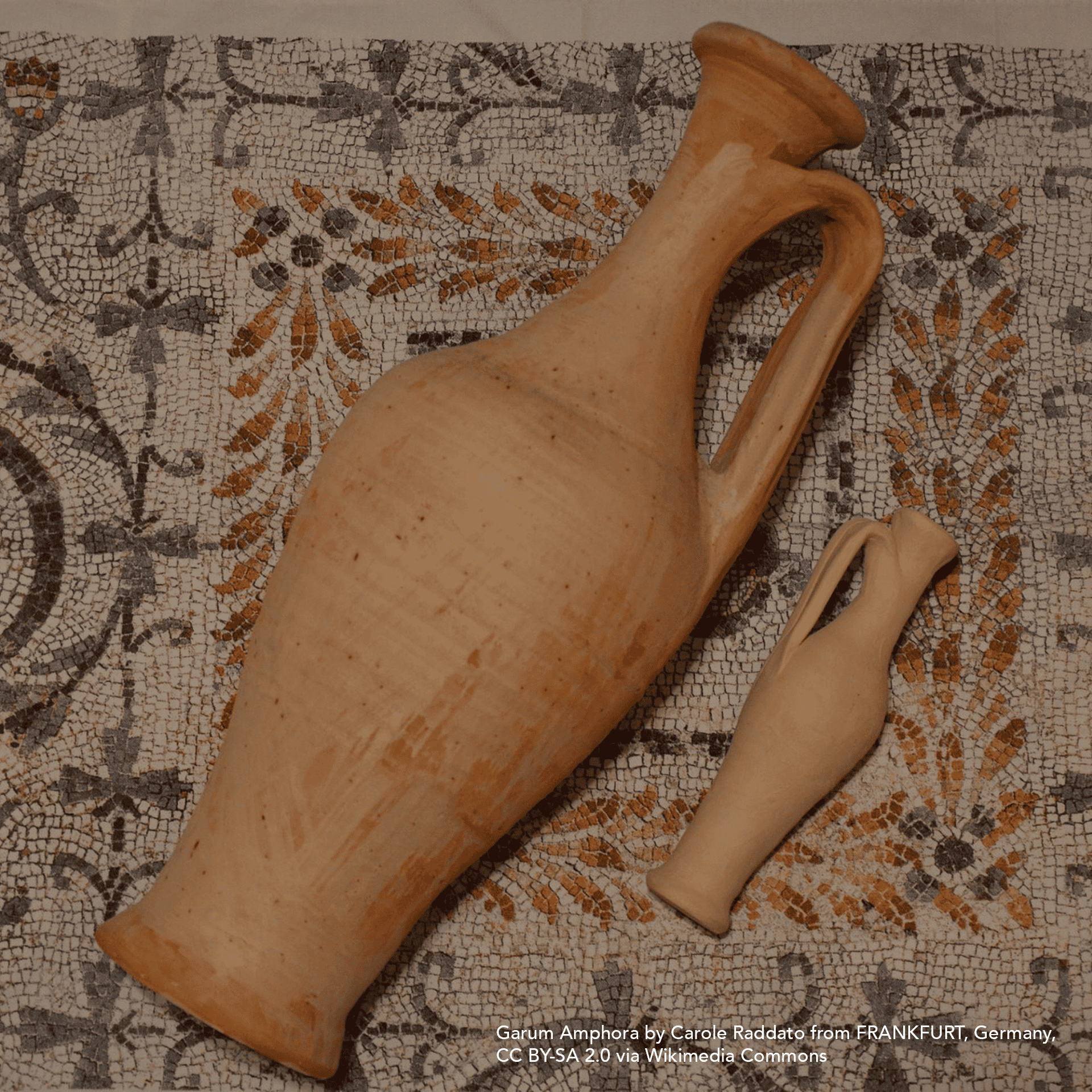 Garum Amphora by Carole Raddato from FRANKFURT, Germany,CC BY-SA 2.0 via Wikimedia Commons
