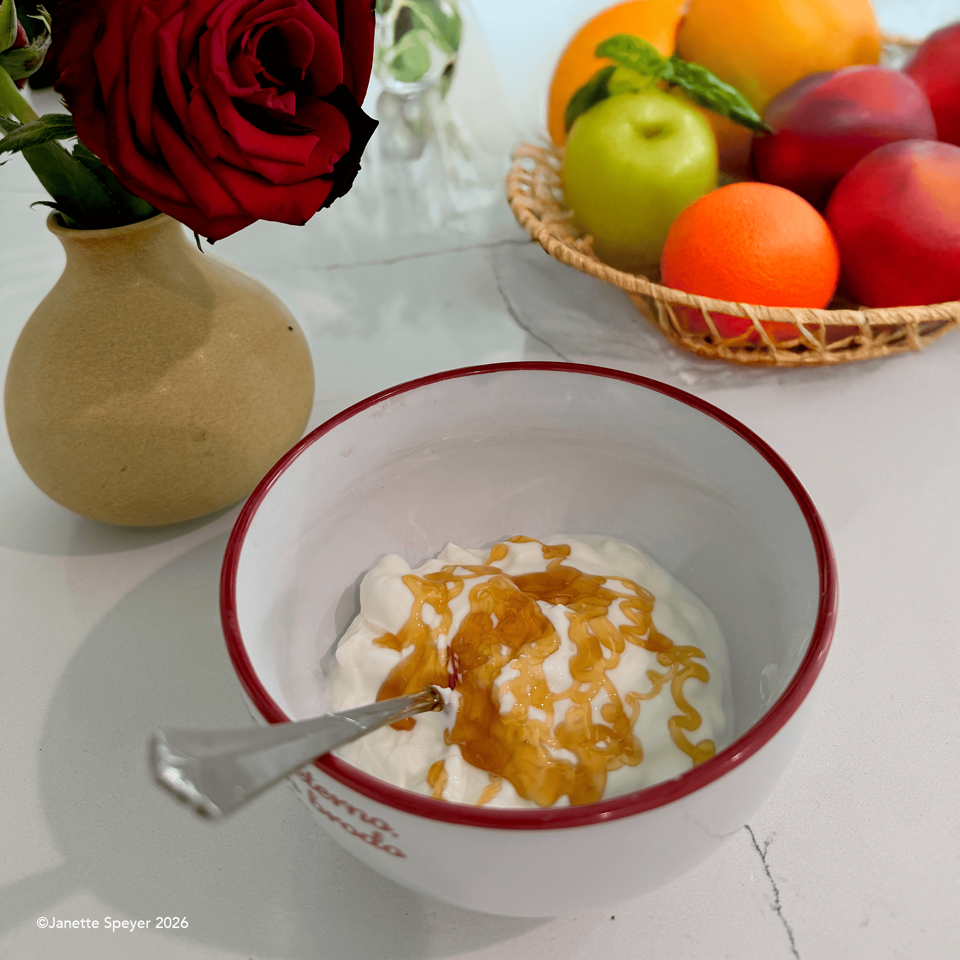 Greek Yogurt with Honey