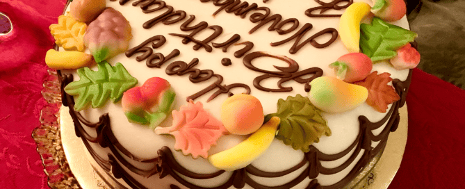 A Decorated Birthday Cake